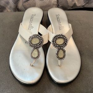 Toscanella Italian Rhinestone Sandal